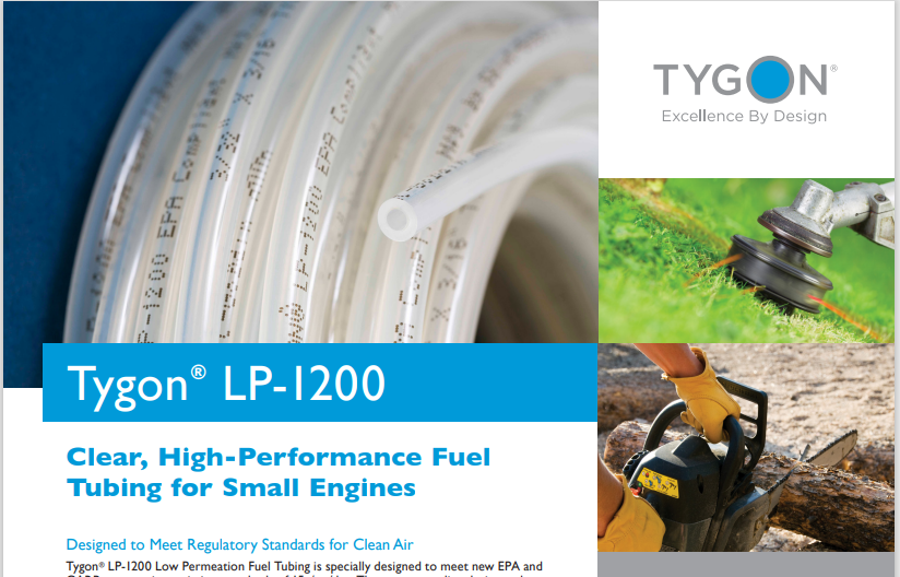 Tygon® LP1200 Clear, Fuel Tubing，Tygon® LP1500 Flexible, Fuel Tubing